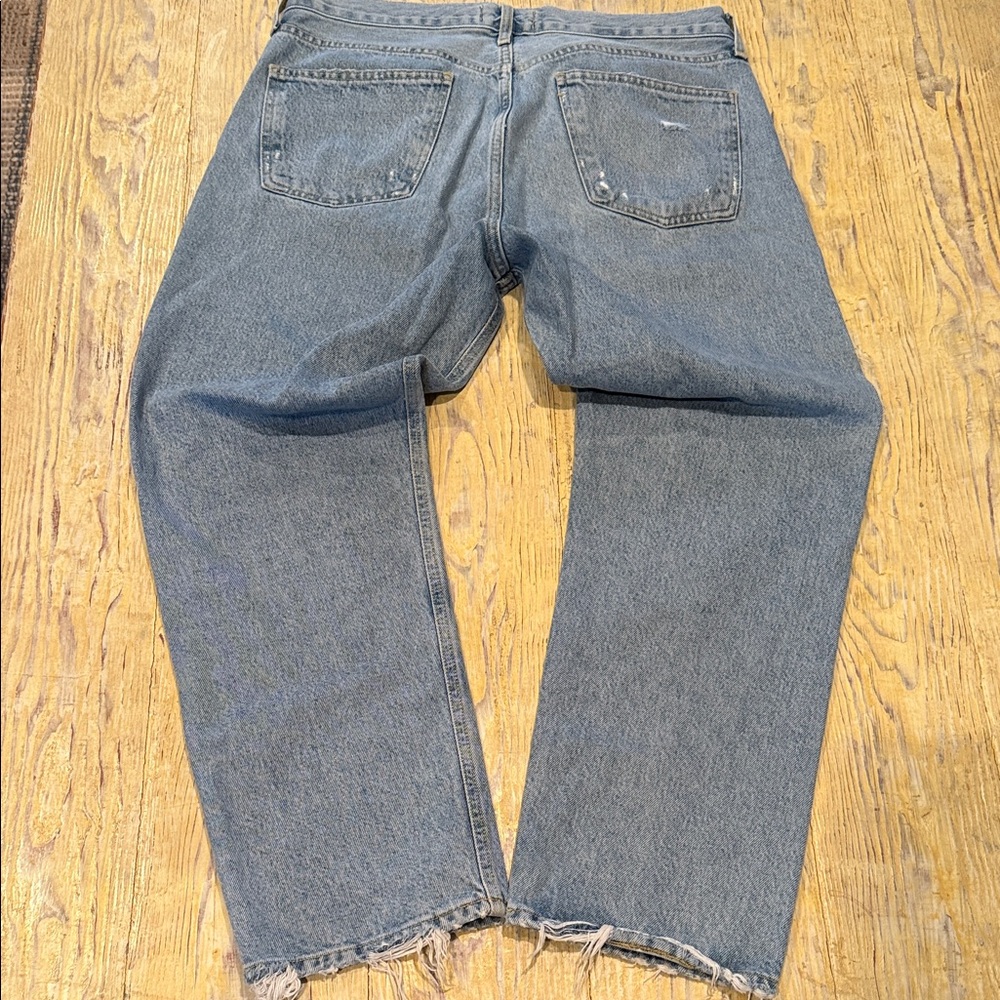 Agolde Light Blue Relaxed Fit Jeans - Picture 7 of 10